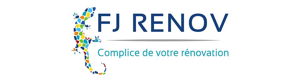 Infiniment Graphic creation logo FJ RENOV